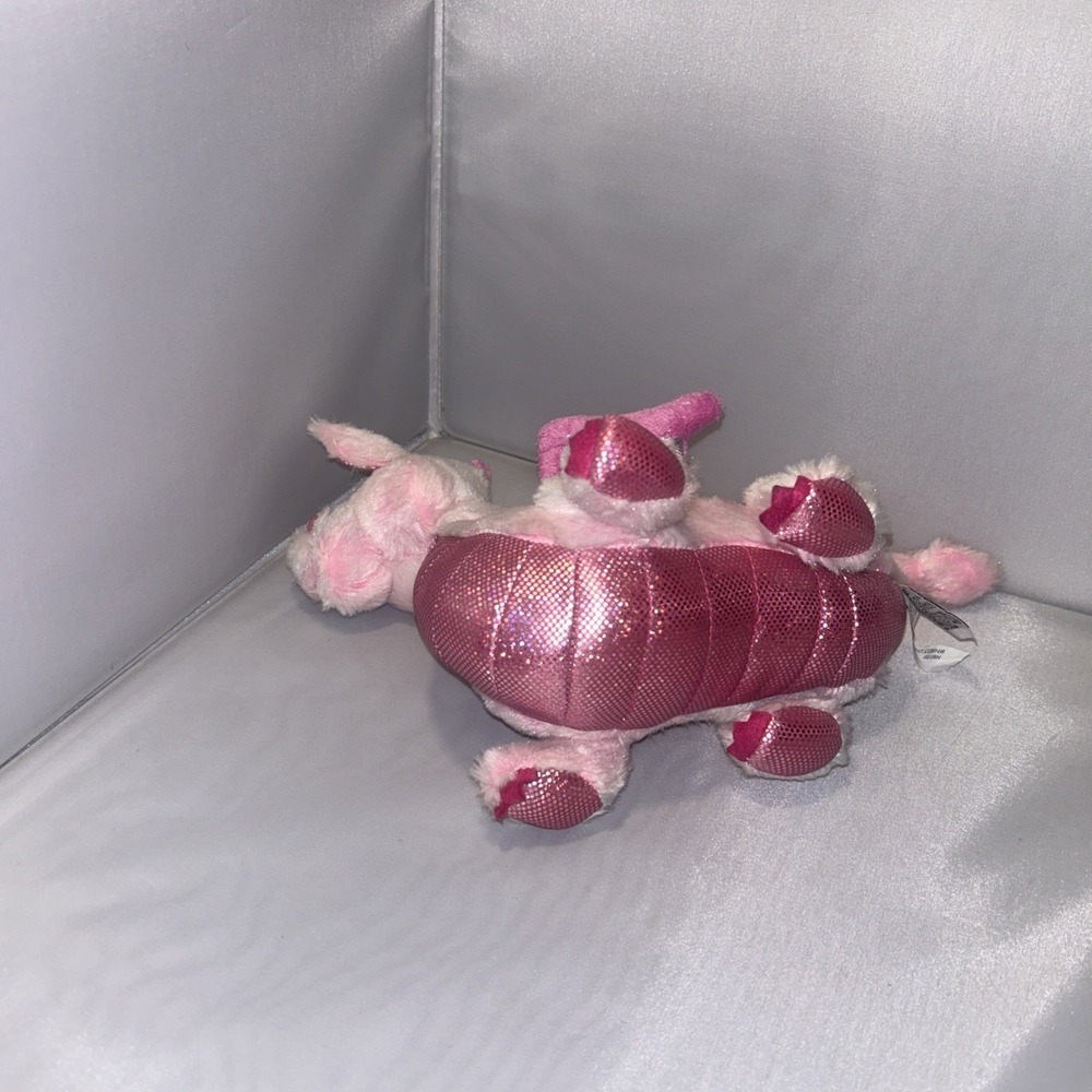 GANZ WEBKIN PINK WHIMSY DRAGON SHIMMERY PLUSH STUFFED ANIMAL NO CODE - Picture 6 of 6